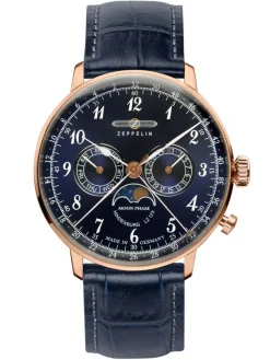7038-3 Zeppelin Hindenburg Moonphase + Luxe cadeau