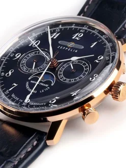 7038-3 Zeppelin Hindenburg Moonphase + Luxe cadeau