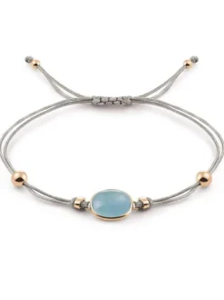 Al Coro Amici armband met milky aquamarijn