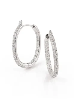 Al Coro Amori creolen met diamant E2202W + Luxe Cadeau