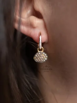 Al Coro Amori Creolen NE11983BR + Luxe Cadeau