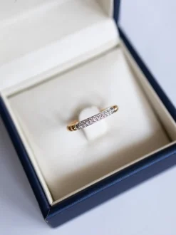 Al Coro Bolletjes ring met briljant - SALE!