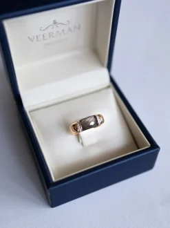 Al Coro La Piazza ring Smokey Quartz NR480SQR + Luxe Cadeau