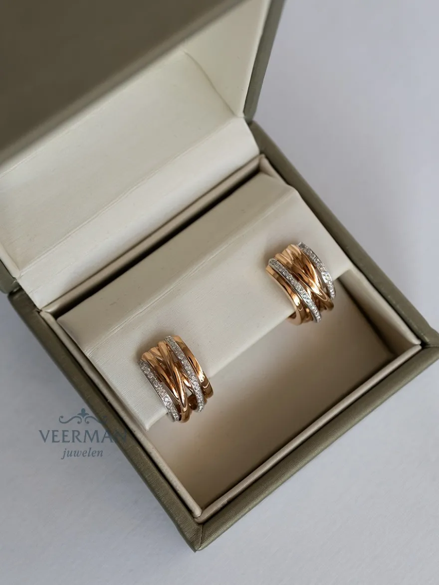 Al Coro Mezzaluna creolen E1915 + Luxe Cadeau