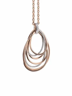 Al Coro Mezzaluna hanger met briljant 0,93crt P2378R + Luxe Cadeau