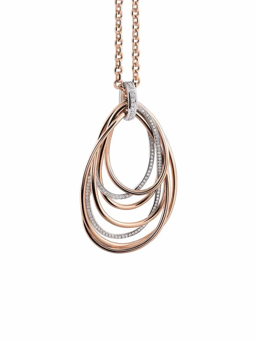 Al Coro Mezzaluna hanger met briljant 0,93crt P2378R + Luxe Cadeau