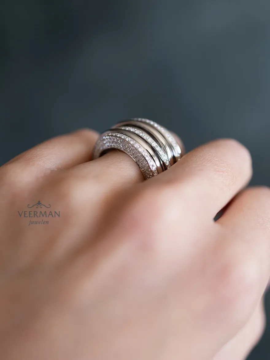 Al Coro Mezzaluna Ring R6994W + Luxe Cadeau