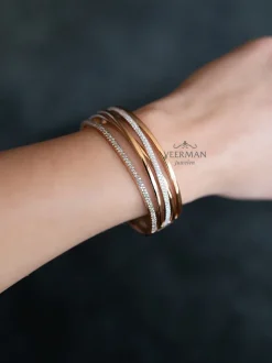 Al Coro Serenata armband roségoud met briljanten NB10956BR