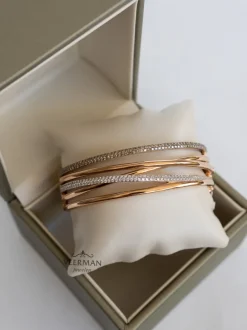 Al Coro Serenata armband roségoud met briljanten NB10956BR