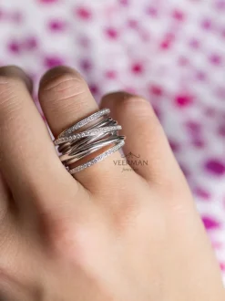 Al Coro Serenata ring witgoud R6405W+ Luxe Cadeau