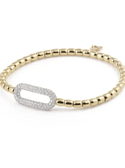Al Coro Stretchy armband met diamant 1,27crt. A109G + Luxe Cadeau