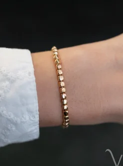 Al Coro Stretchy blokjes armband A330R + Luxe Cadeau