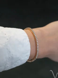 Al Coro Stretchy tennisarmband diamant A291R + Luxe Cadeau