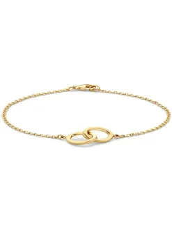 Armband geelgoud met ovale schakels + luxe cadeau