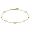 Armband geelgoud parel + luxe cadeau