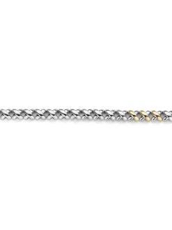 armband kusjes zilver geelgoud TM2132(2T) + Luxe Cadeau