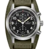 Bekijk Hamilton Khaki Field Auto Chrono H71706830 horloge + Met luxe cadeau
