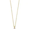 Bicolor hanger met opaal en briljant 0,09crt. + Luxe Cadeau