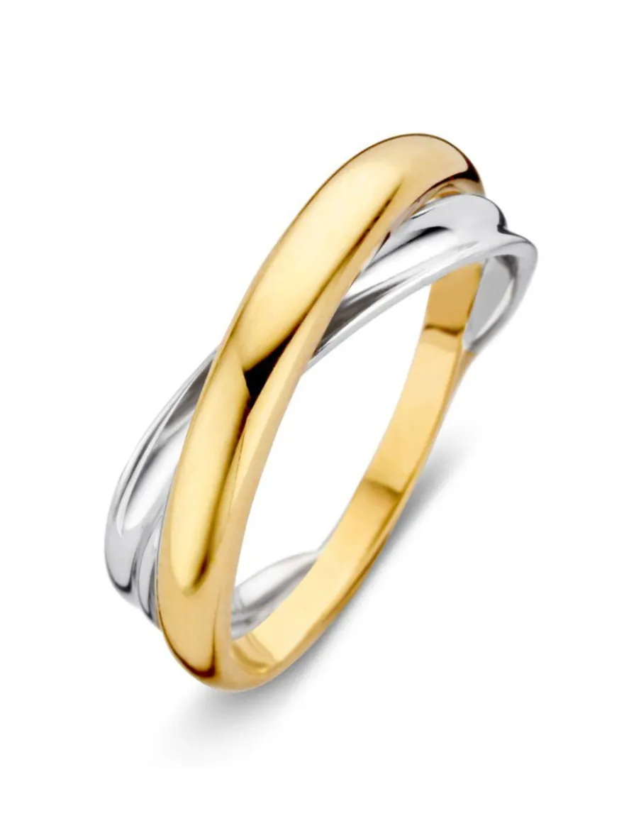 Bicolor slagring 14 karaat