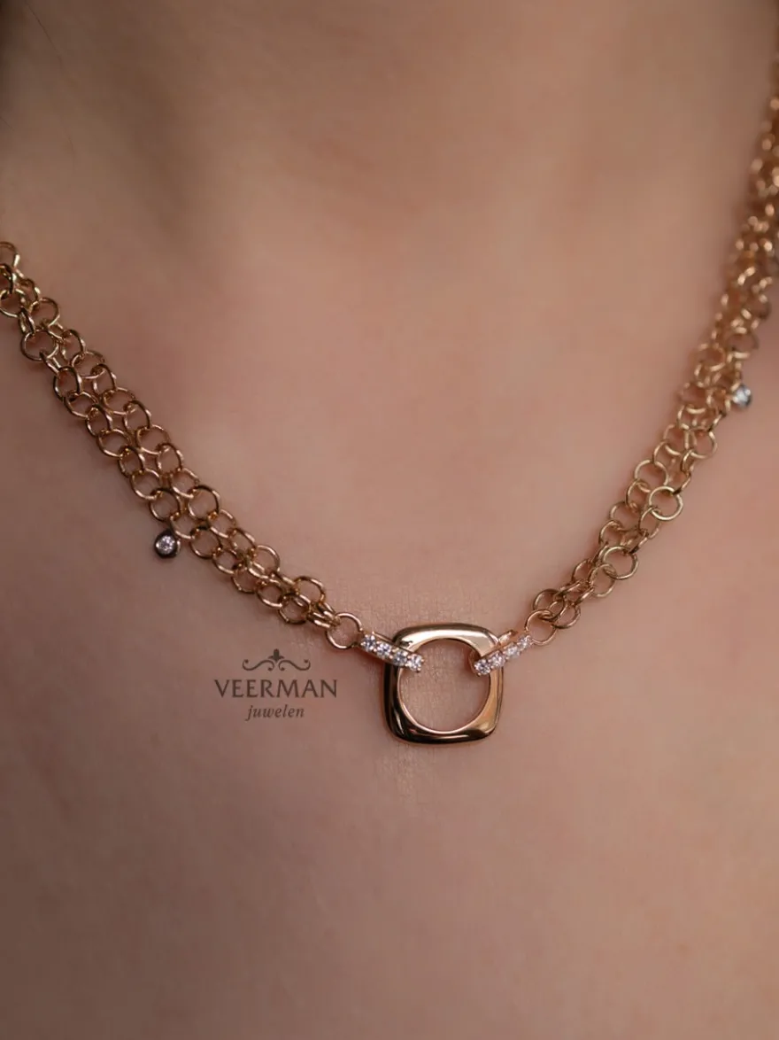 Bigli Elements Necklace 20C31RDIA + Luxe Cadeau