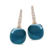 Bigli Mini Sweety oorbellen 20O123RLOBMPDIA + Luxe Cadeau