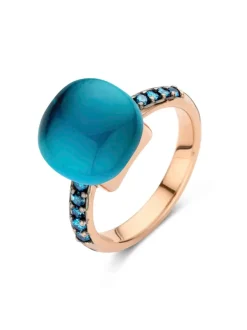 Bigli Mini Sweety Ring 20R122RLOBMPBLUDBR + Luxe Cadeau