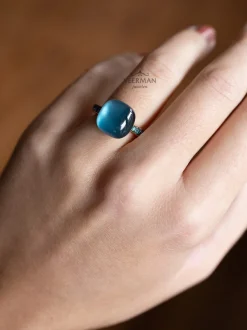 Bigli Mini Sweety Ring 20R122RLOBMPBLUDBR + Luxe Cadeau