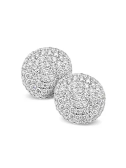 Bigli Mini Waves Oorstekers 23O31WDIA + Luxe Cadeau