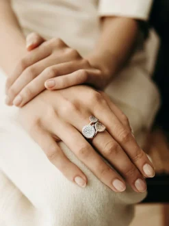 Bigli Mini Waves ring 23R185RBRDIA + Luxe Cadeau