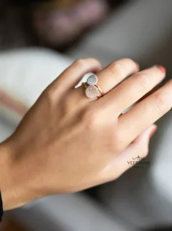 Bigli Mini Waves ring 23R185RBRDIA + Luxe Cadeau