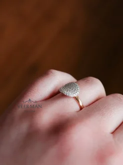 Bigli Mini Waves ring 23R186RWDIA + Luxe Cadeau