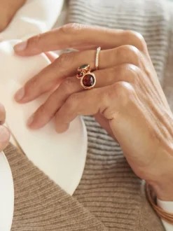 BRON aanschuifring met briljant + Luxe Cadeau