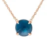 BRON Catch collier met London Blue Topaas + Luxe cadeau
