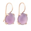 Bron Catch oorhaken met amethist 8OR4786AMC + Luxe Cadeau