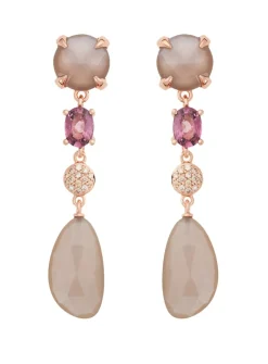 Bron Catch oorhangers maansteen en spinel 8OR4890MGSPCBRMG