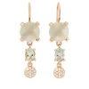 Bron Catch oorhangers 8OR4891LQCLQBR met lemonkwarts en briljant