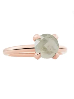 BRON Catch ring lichtgroene saffier + Luxe Cadeau