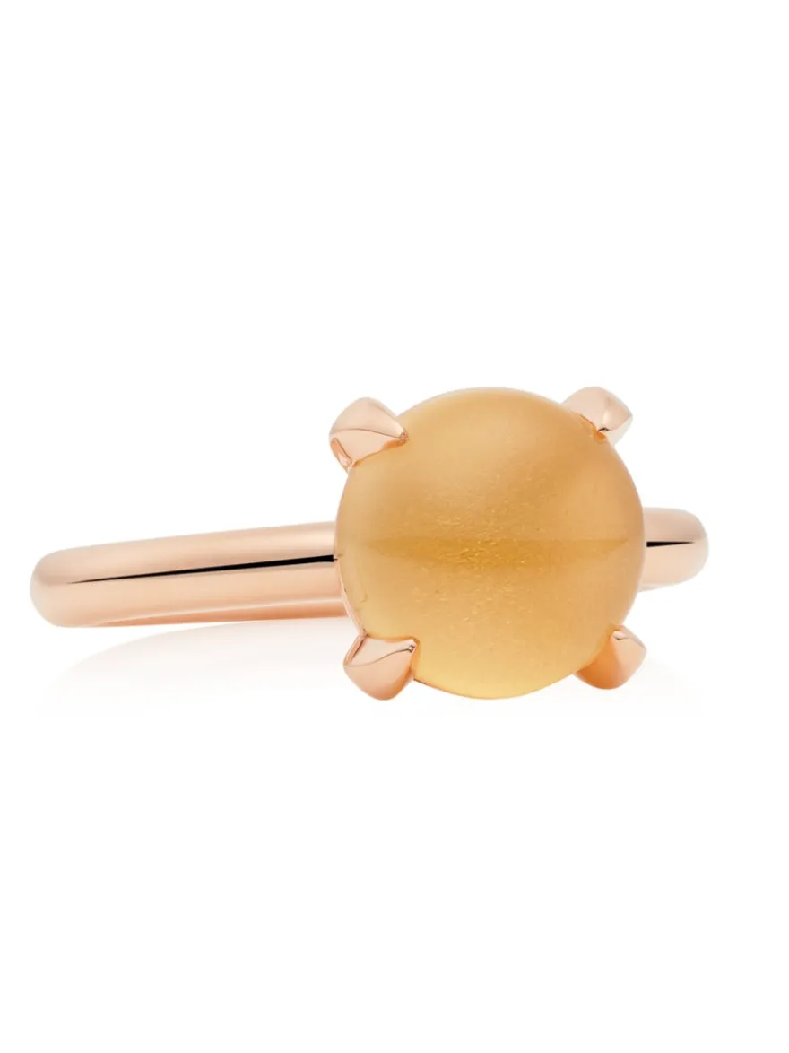 Bron Catch ring met citrien 8RR4782CIC + Luxe Cadeau