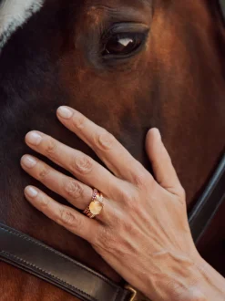 Bron Catch ring met citrien 8RR4782CIC + Luxe Cadeau