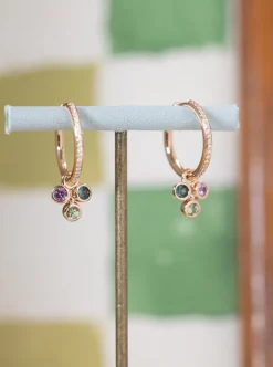 Bron Confetti aanhangers met saffier 8OR4918BRAVO + Luxe Cadeau