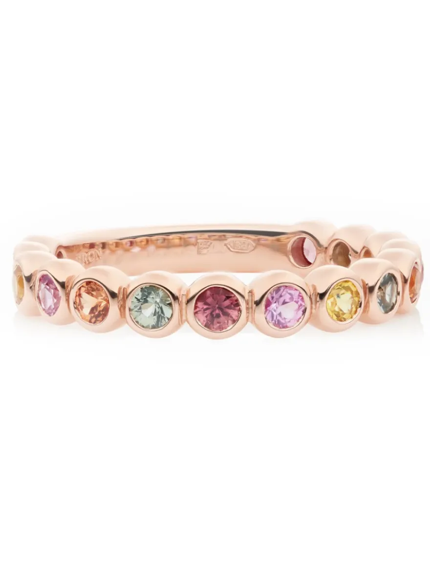 Bron Confetti ring met saffier mix 8RR4893ZEST + Luxe Cadeau