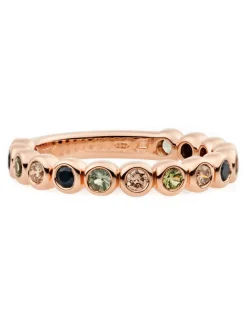 Bron Confetti ring saffier en champagne diamant 8RR4893KIWI