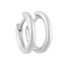 BRON creolen glad witgoud 7OW477913 + Luxe Cadeau