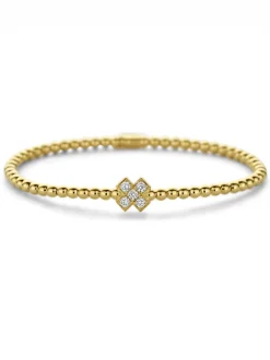 Bron geelgouden reflex armband kusje 7AG4006BR + Luxe Cadeau