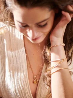 Bron Joy collier roségoud diamant en saffier 8CR443555BRXMK