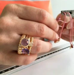 BRON Joy ring kusje 8RR4746BR + Luxe cadeau