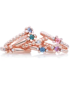BRON Joy ring met blauwe saffier 8RR4828CSBR + Luxe Cadeau