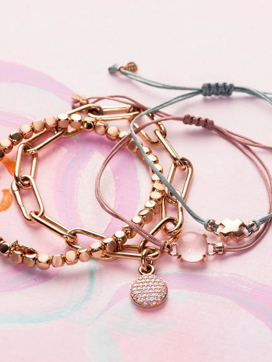 Bron Joy roségouden armband kusje 8AR3981 + Luxe Cadeau
