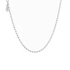 Bron LUX bolletjes collier witgoud 7CW434645 + Luxe Cadeau