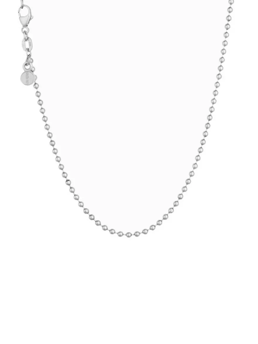 Bron LUX bolletjes collier witgoud 7CW434645 + Luxe Cadeau